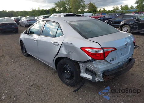 2016 Toyota Corolla Le z USA, uszkodzony, nr VIN 2T1BURHE5GC639220